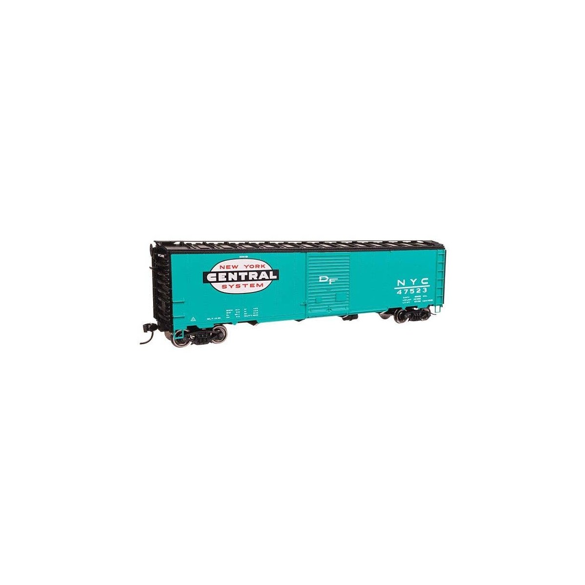 50′ AAR Single Door Boxcar - Ready to Run -- New York Central 47523, HO, WalthersMainline 46518