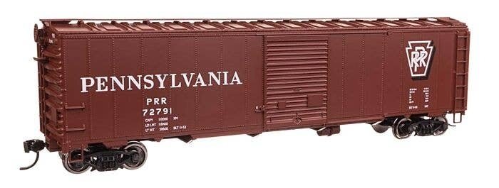 50′ AAR Single Door Boxcar - Ready to Run -- Pennsylvania Railroad 72791, HO, WalthersMainline 46527