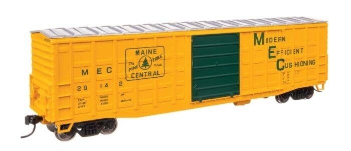 50′ Waffle Side Boxcar - Ready To Run -- Maine Central 29142 (Superior Door), HO, WalthersMainline 46714