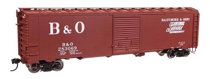 50′ AAR Single Door Boxcar - Ready to Run -- Baltimore & Ohio 283069, HO, WalthersMainline 46506