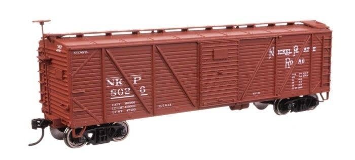 40′ ARA Single Sheathed Boxcar - Ready to Run -- Nickle Plate Road 8026, HO, WalthersMainline 40722