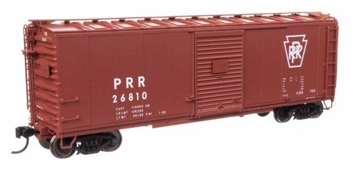 40′ X29B Boxcar - Ready to Run -- Pennsylvania Railroad 26810 (Plain Keystone), HO, WalthersProto 102313