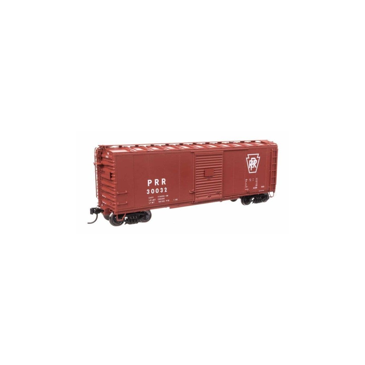 40′ X29B Boxcar - Ready to Run -- Pennsylvania Railroad 30032 (Plain Keystone), HO, WalthersProto 102314