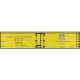 Railroad Decal Set -- Pacific Fruit Express R-40-2 40′ Wood Reefer (UP Overland Logo), HO, Tichy Train Group 10163