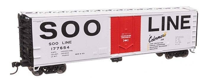 50′ PC&F Insulated Boxcar - Ready to Run -- Soo Line 177654, HO, WalthersMainline 2867