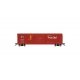 50′ Single-Door Boxcar No Roofwalk - Ready to Run -- Santa Fe 12844 (Boxcar Red, Texas Chief Slogan), HO, Rivarossi HR6662C