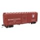 40′ X29B Boxcar - Ready to Run -- Pennsylvania Railroad 30112 (Shadow Keystone Script), HO, WalthersProto 102309