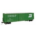 50′ ACF Exterior Post Dreadnaught End Plate B Boxcar - Ready to Run -- Burlington Northern 2144, HO, WalthersMainline 46028