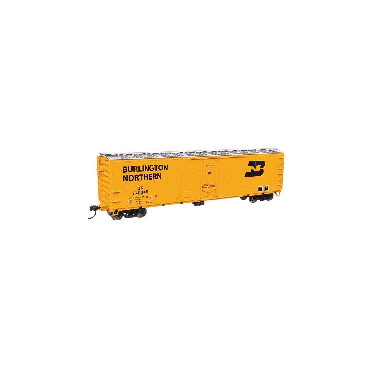 50′ PC&F Insulated Boxcar - Ready to Run -- Burlington Northern 745045, HO, WalthersMainline 2850