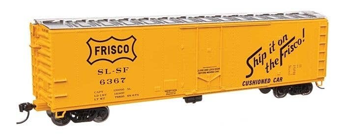 50′ PC&F Insulated Boxcar - Ready to Run -- St. Louis-San Francisco 6367, HO, WalthersMainline 2859