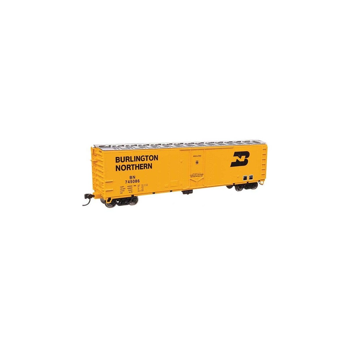 50′ PC&F Insulated Boxcar - Ready to Run -- Burlington Northern 745086, HO, WalthersMainline 2852
