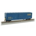 ACF 50`6` Outside-Braced Boxcar - Flashing Rear End Device - Ready to Run -- CSX Transportat, HO, Bachmann Industries 14904