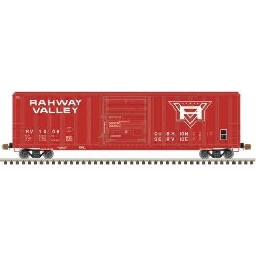 FMC 5347 Single-Door Boxcar - Ready to Run - Master(R) -- Rahway Valley 1009 (red, w, HO, Atlas Model Railroad Co. 20007604