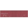 Railroad Decal Set -- Illinois Central 40′ Single-Door Single-Sheathed Boxcar (Boxcar Red, No Logo, HO, Tichy Train Group 1023