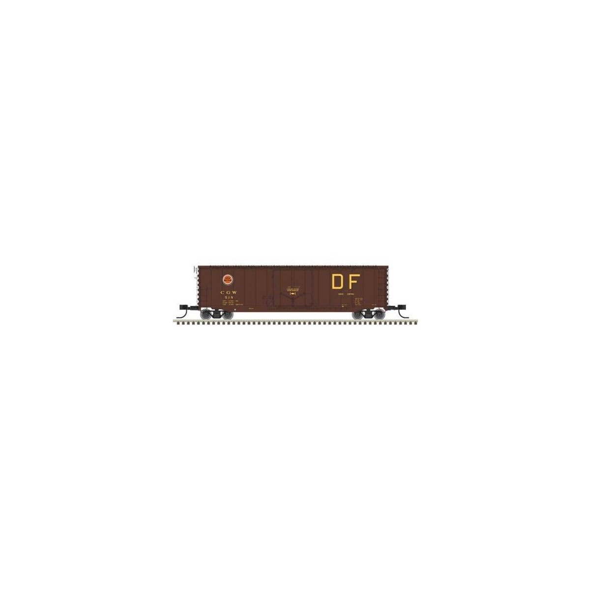 50′ General American RBL Plug-Door Boxcar - Ready to Run - Master(R) -- Chicago Great, N, Atlas Model Railroad Co. 50007151