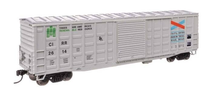 50′ Waffle Side Boxcar - Ready To Run -- Chattahoochee Industrial Railroad 2614 (Youngstown Doo, HO, WalthersMainline 46705