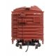 40′ ARA Single Sheathed Boxcar with Dreadnaught Ends - Ready to Run -- Louisiana & Arkansas 121, HO, WalthersMainline 40370