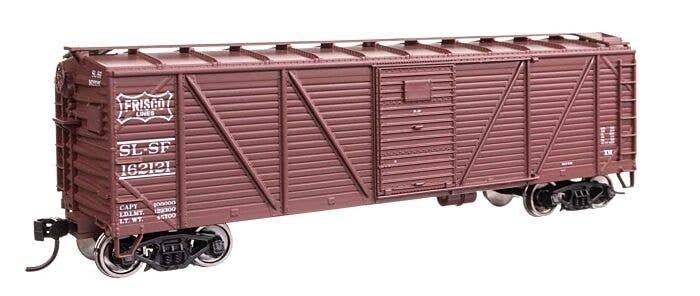 40′ ARA Single Sheathed Boxcar with Dreadnaught Ends - Ready to Run -- St. Louis-San Francisco , HO, WalthersMainline 40360