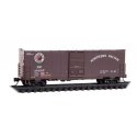 40′ Single-Door Boxcar No Roofwalk - Ready to Run -- Northern Pacific 36297 (Boxcar Red, whit, N, Micro Trains Line 2400600