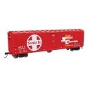 50′ PC&F Insulated Boxcar - Ready to Run -- Santa Fe 525325, HO, WalthersMainline 2846