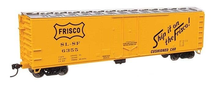 50′ PC&F Insulated Boxcar - Ready to Run -- St. Louis-San Francisco 6355, HO, WalthersMainline 2858