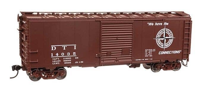 40` ACF Welded Boxcar w/8` Youngstown Door - Ready to Run -- Detroit, Toledo & Ironton 14035, HO, WalthersMainline 45208
