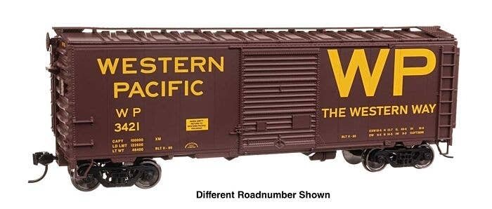 40` ACF Welded Boxcar w/8` Youngstown Door - Ready to Run -- Western Pacific(TM) 3422, HO, WalthersMainline 45225