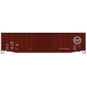 50′ Exterior-Post Modern Boxcar - Kit -- Missouri Pacific 367048 (Boxcar Red, Buzz Saw Logo), HO, Accurail Inc 5666