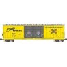 Evans 53Õ Double-Plug-Door Boxcar - Ready to Run -- Railbox 32135 (yellow, black), G, Bachmann Industries 93573