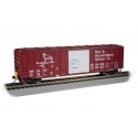 ACF 50`6` Outside-Braced Boxcar - Flashing Rear End Device - Ready to Run -- Bath & Hammonds, HO, Bachmann Industries 14910