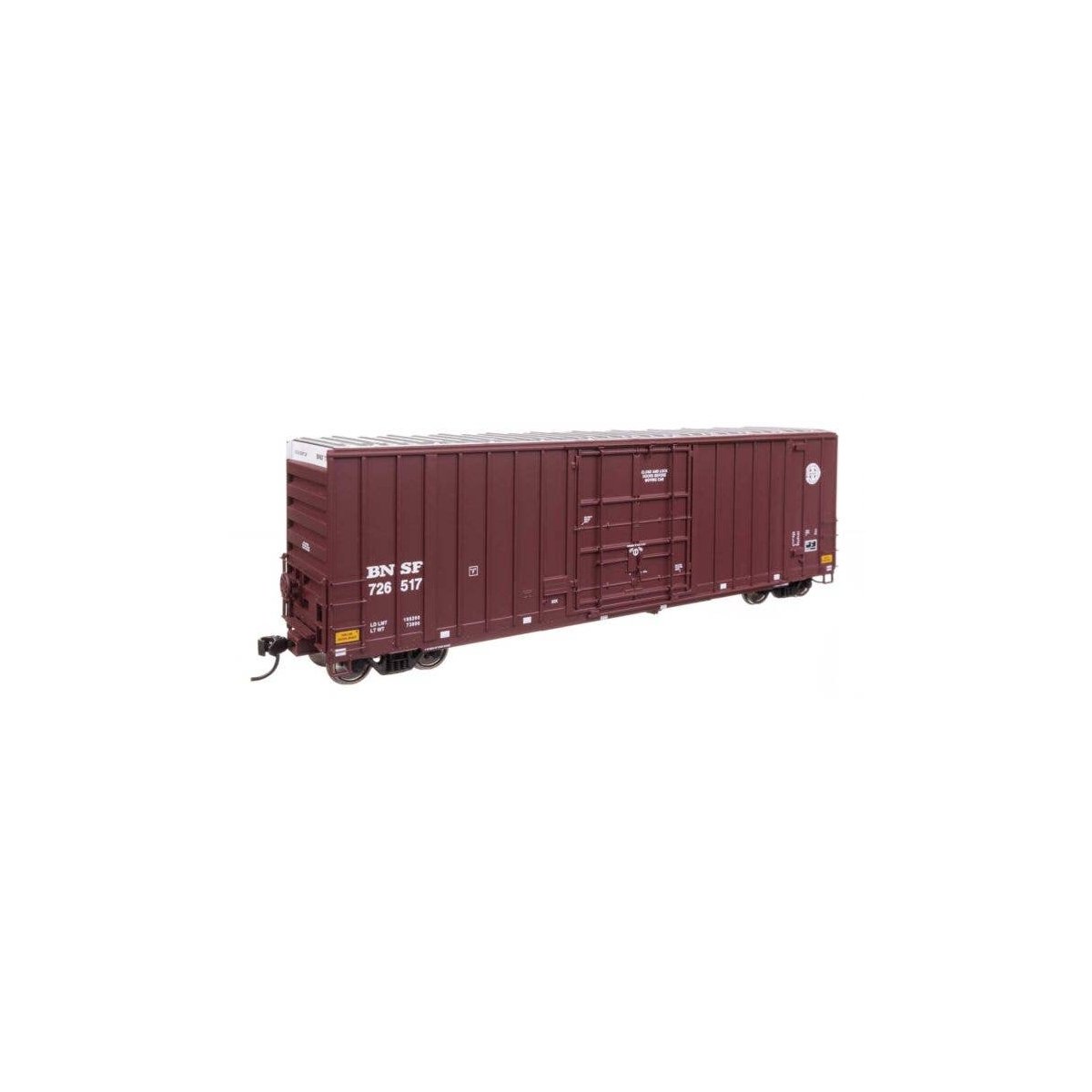 50′ Gunderson Hi-Cube Paper Service Boxcar - Ready to Run -- BNSF Railway 726517, HO, WalthersProto 101714