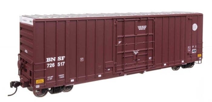 50′ Gunderson Hi-Cube Paper Service Boxcar - Ready to Run -- BNSF Railway 726517, HO, WalthersProto 101714
