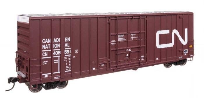 50′ Gunderson Hi-Cube Paper Service Boxcar - Ready to Run -- Canadian National 406581, HO, WalthersProto 101717
