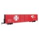 60′ Pullman-Standard Double Door Auto Parts Boxcar - Ready to Run -- Santa Fe 600144, HO, WalthersMainline 3402