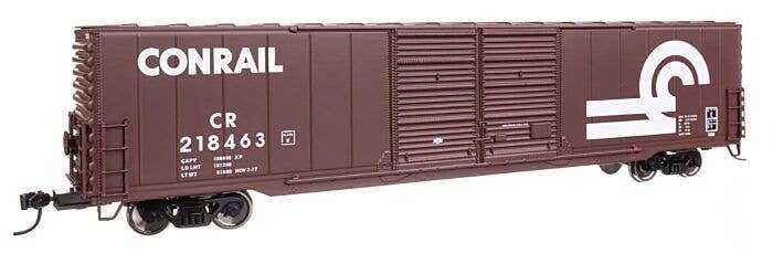 60′ Pullman-Standard Double Door Auto Parts Boxcar - Ready to Run -- Conrail 218463, HO, WalthersMainline 3406