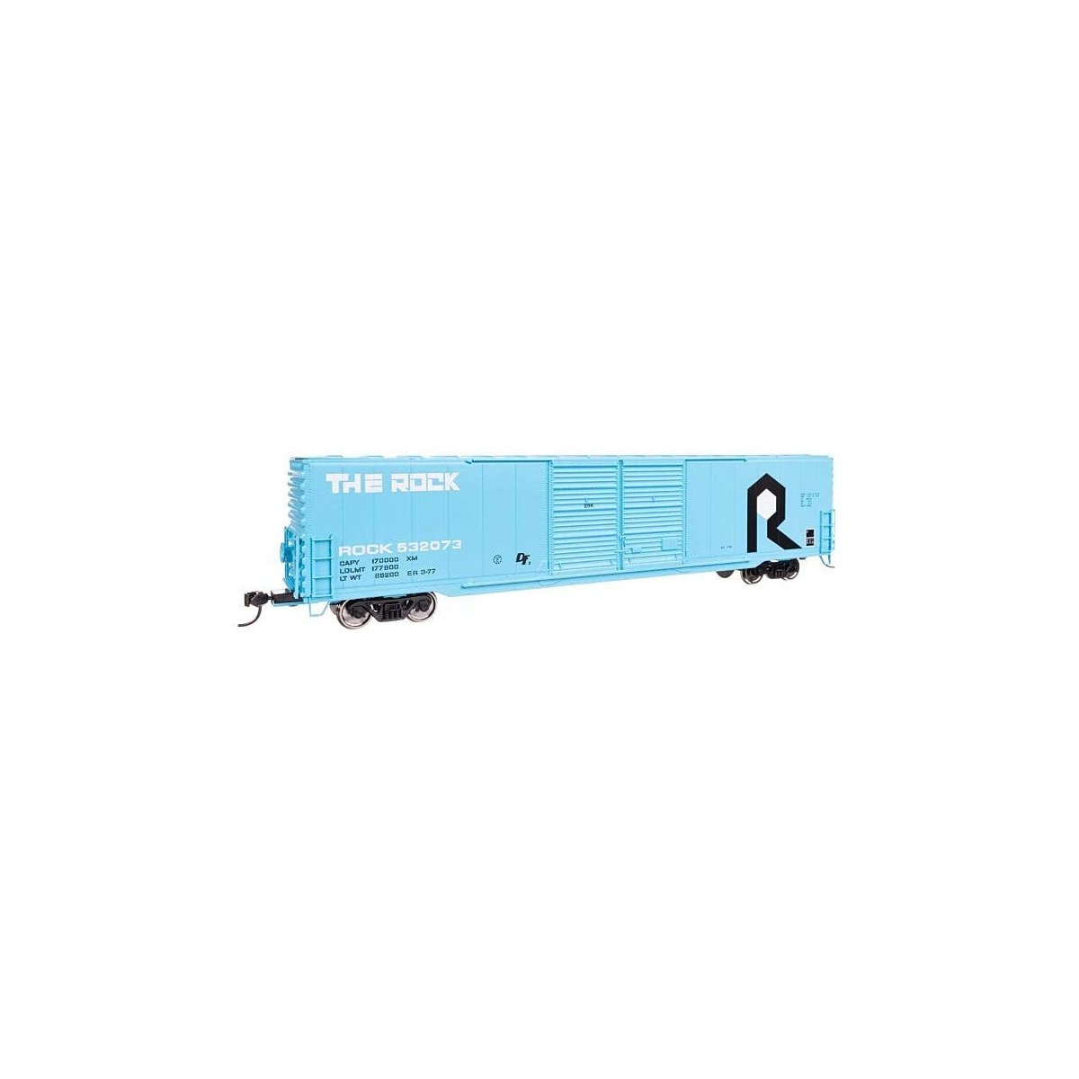 60′ Pullman-Standard Double Door Auto Parts Boxcar - Ready to Run -- Rock Island 532073, HO, WalthersMainline 3413