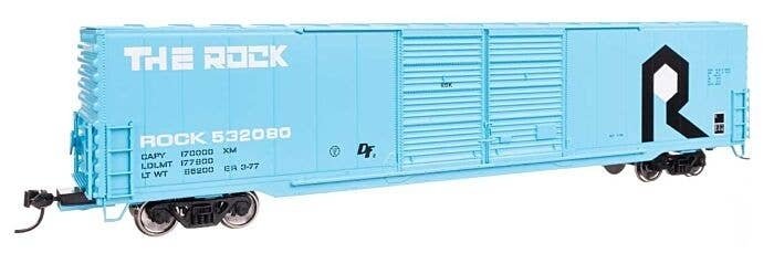 60′ Pullman-Standard Double Door Auto Parts Boxcar - Ready to Run -- Rock Island 532080, HO, WalthersMainline 3414