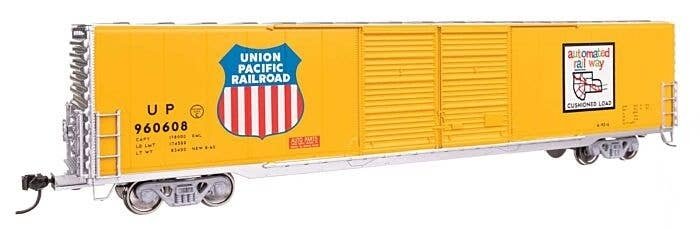 60′ Pullman-Standard Double Door Auto Parts Boxcar - Ready to Run -- Union Pacific(R) 960608, HO, WalthersMainline 3416