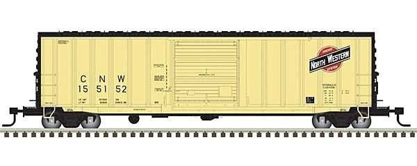 ACF 50′ Precision Design Rib-Side Boxcar - Ready to Run - Master(R) -- Chicago & Nor, HO, Atlas Model Railroad Co. 20007067