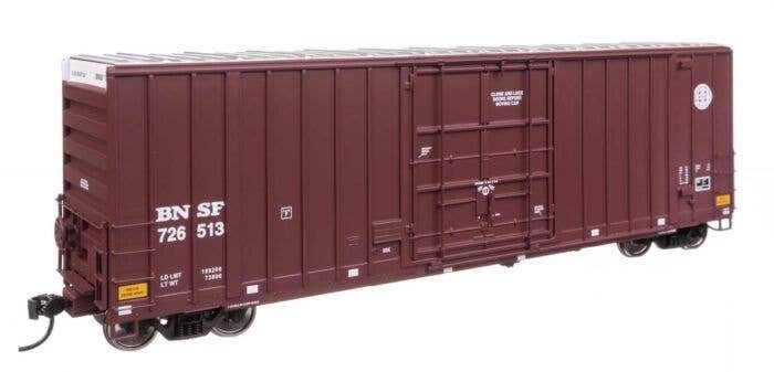 50′ Gunderson Hi-Cube Paper Service Boxcar - Ready to Run -- BNSF Railway 726513, HO, WalthersProto 101712