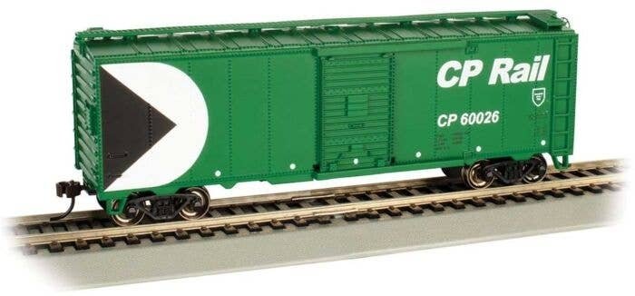 Pullman-Standard PS-1 40′ Steel Boxcar - Ready to Run - Silver Series(R) -- Canadian Pacific, HO, Bachmann Industries 16004