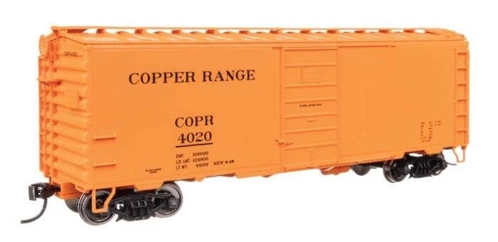 40′ PS-1 Boxcar - Ready to Run -- Copper Range 4020, HO, WalthersMainline 45509