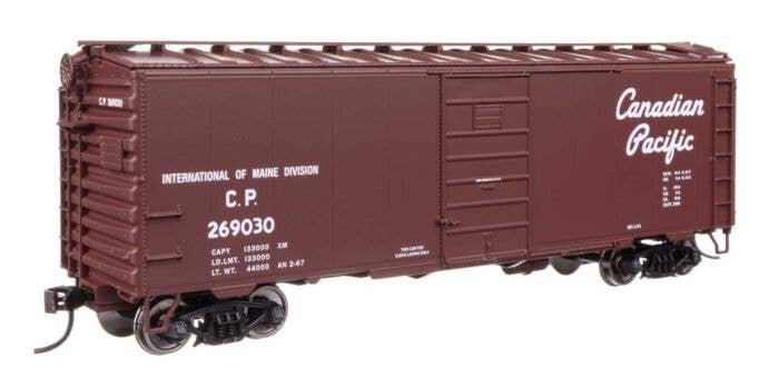 40′ PS-1 Boxcar - Ready to Run -- Canadian Pacific 269030, HO, WalthersMainline 45502