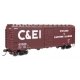 40′ PS-1 Boxcar - Ready to Run -- Chicago & Eastern Illinois(TM) 65588, HO, WalthersMainline 45506