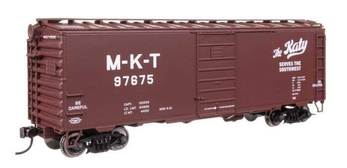 40′ PS-1 Boxcar - Ready to Run -- Missouri-Kansas-Texas(TM) 97675, HO, WalthersMainline 45513