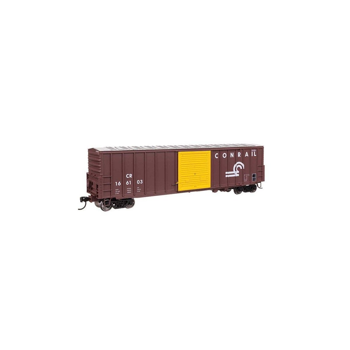 50′ ACF Exterior Post Dreadnaught End Plate B Boxcar - Ready to Run -- Conrail 166103, HO, WalthersMainline 46038