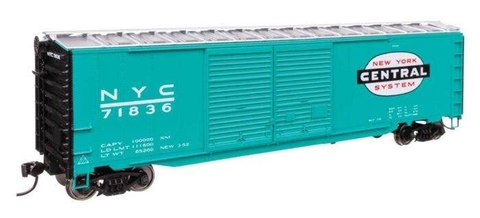 50′ AAR Improved Double-Door Boxcar - Ready to Run -- New York Central 71836, HO, WalthersMainline 46611