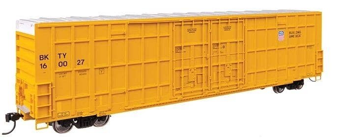 60′ High Cube Plate F Horizontal Post Boxcar - Ready to Run -- Union Pacific(R) BKTY 160027, HO, WalthersMainline 3122