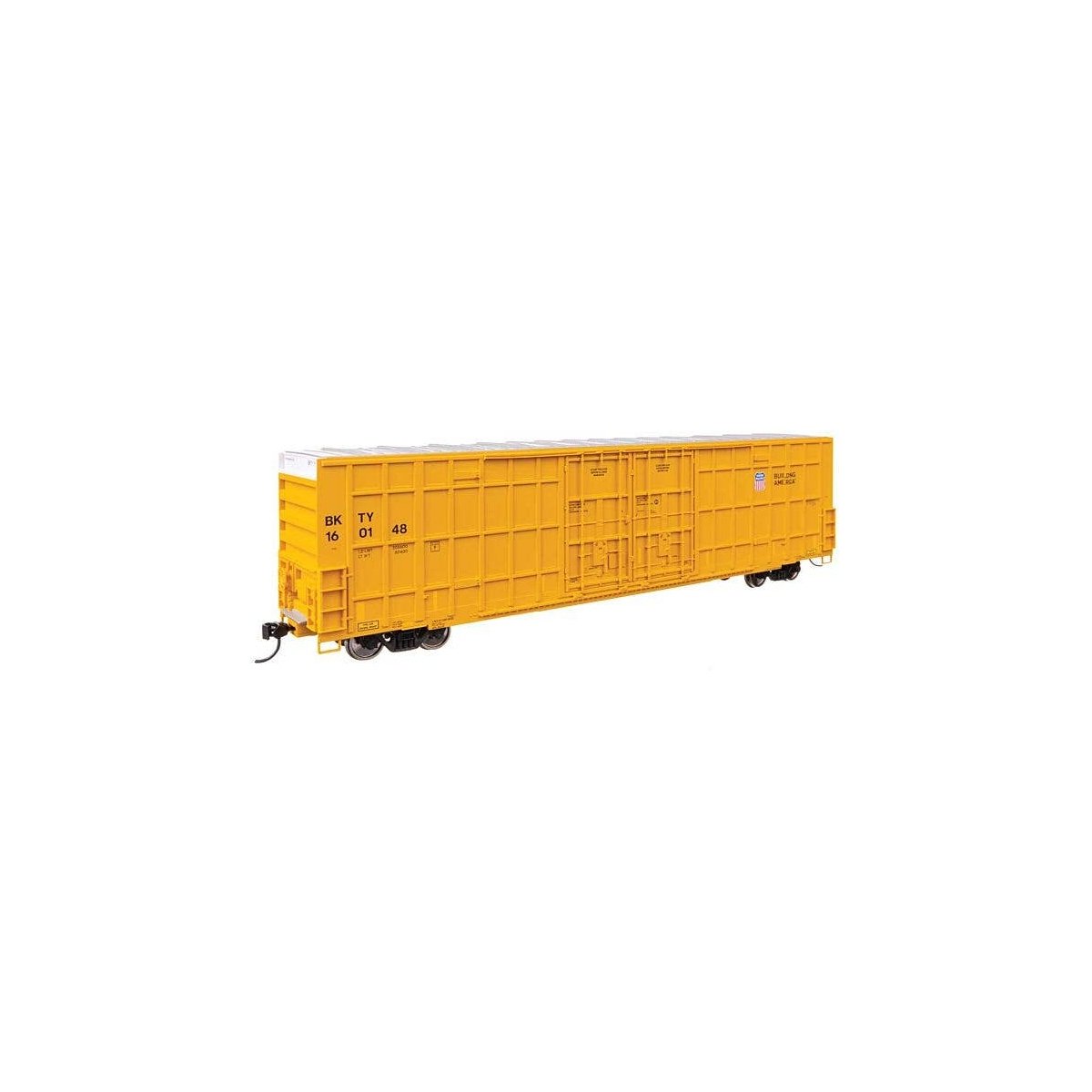 60′ High Cube Plate F Horizontal Post Boxcar - Ready to Run -- Union Pacific(R) BKTY 160148, HO, WalthersMainline 3124