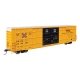 60′ High Cube Plate F Horizontal Post Boxcar - Ready to Run -- TTX TBOX 664008 (yellow, black, S, HO, WalthersMainline 3113